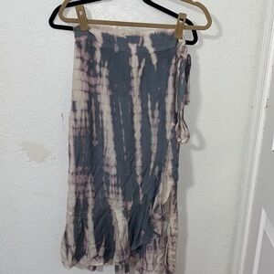 Sim & Sam tie dye maxi skirt